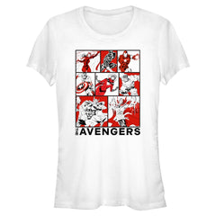 Junior's Marvel Avengers Classic The Avengers BoxUp T-Shirt